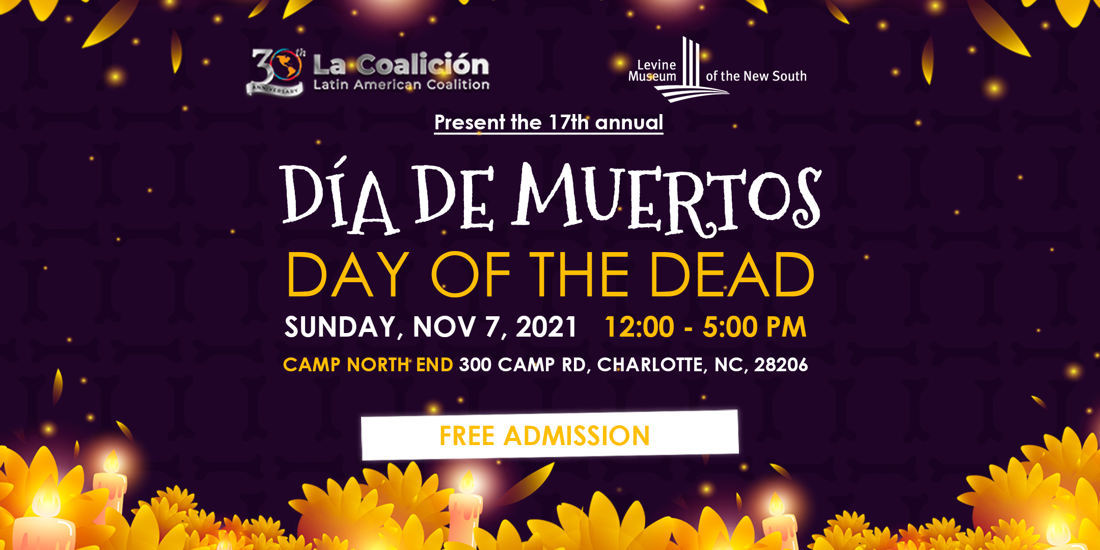 Levine Museum of the New South Dia De Muertos Family Day Event Image