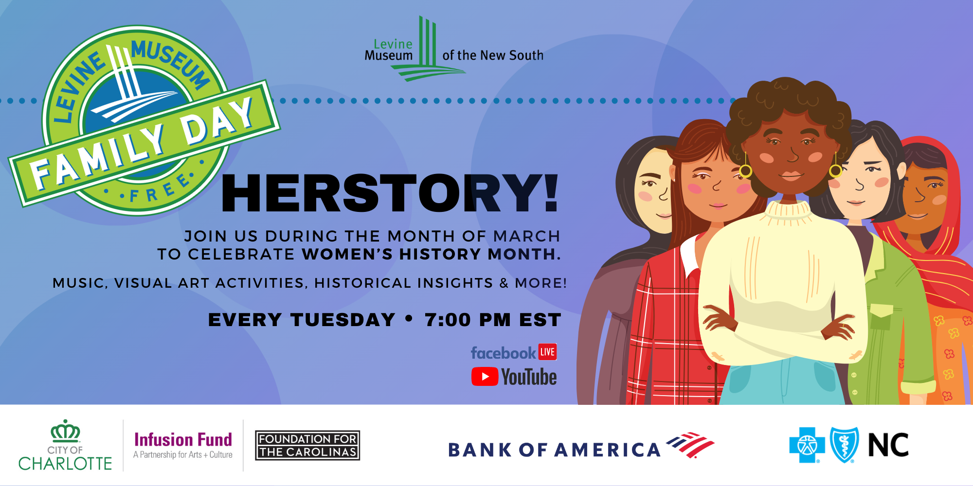 Levine Museum of the New South HERstory: Virtual Family Day Celebration Event Image
