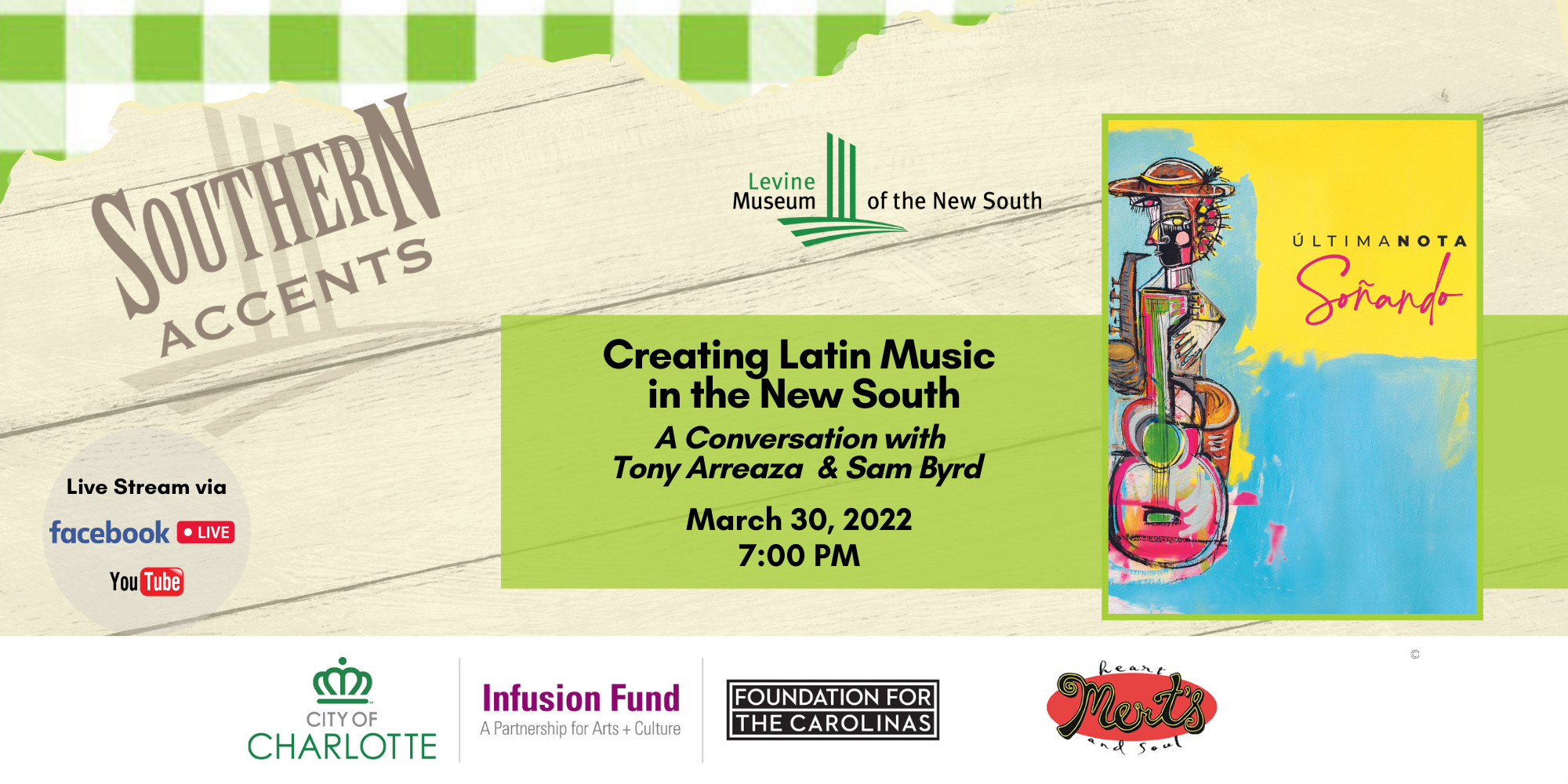 Levine Museum of the New South Southern Accents: Latin Music In The New South Event Image