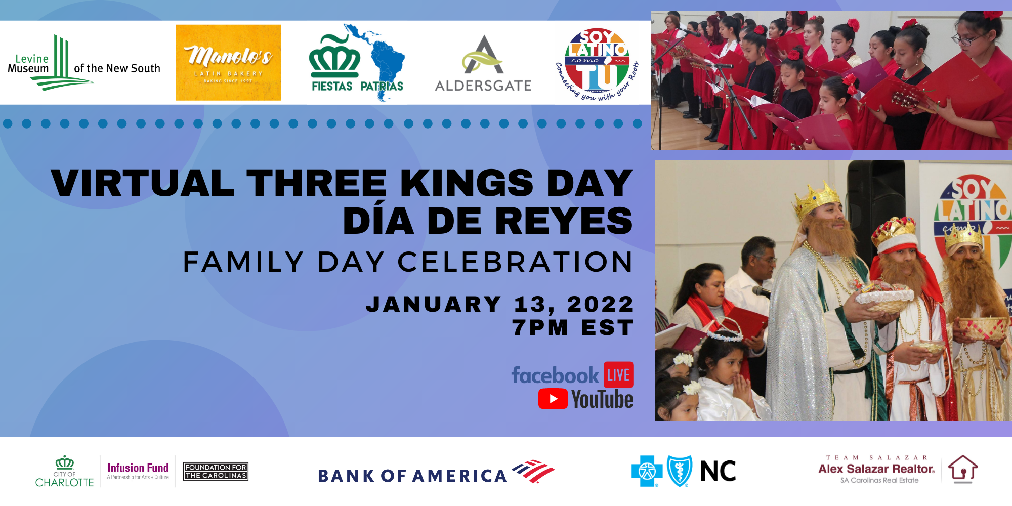 Levine Museum of the New South Virtual Three Kings Day, Dia De Reyes Event Image