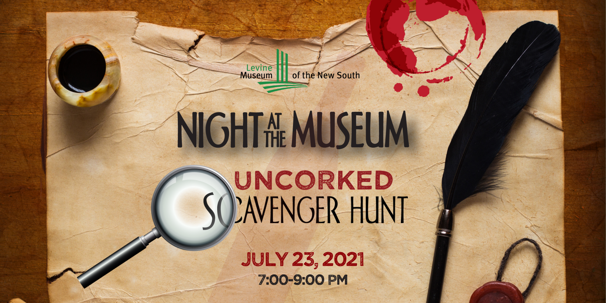 Levine Museum of the New South Uncorked Scavenger Hunt Event Image
