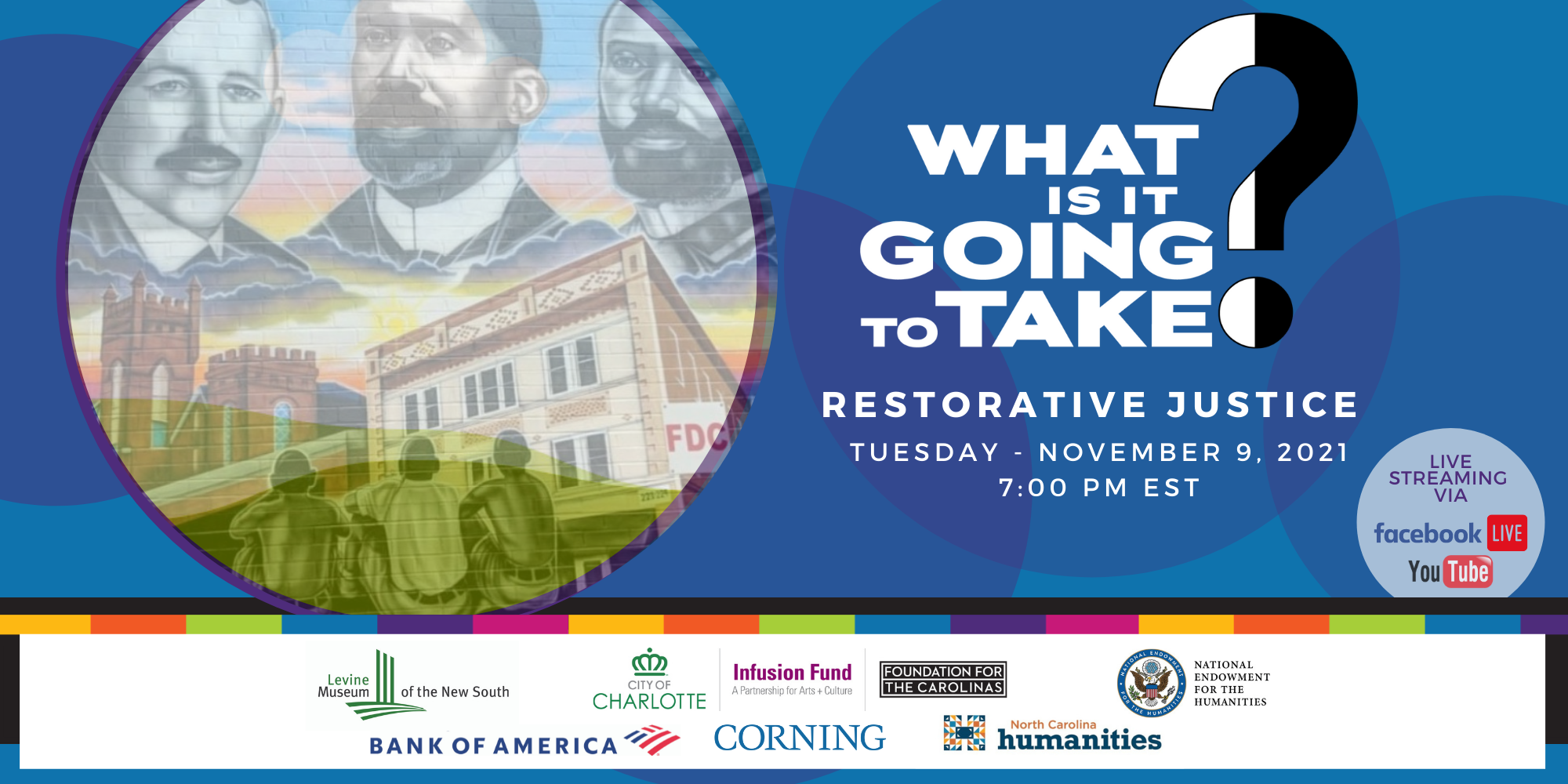 Levine Museum of the New South What Is It Going To Take? Restorative Justice Event Image