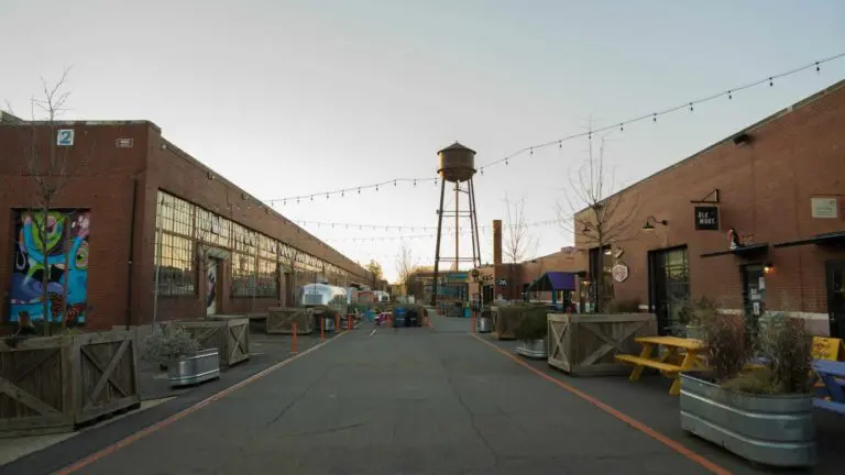 An image of the Boileryard District at Camp North End.