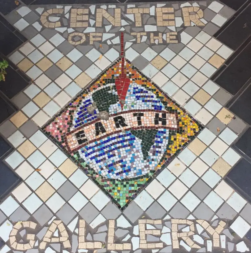An image of a mosaic by Ruth Ava Lyons and Paul Sires.