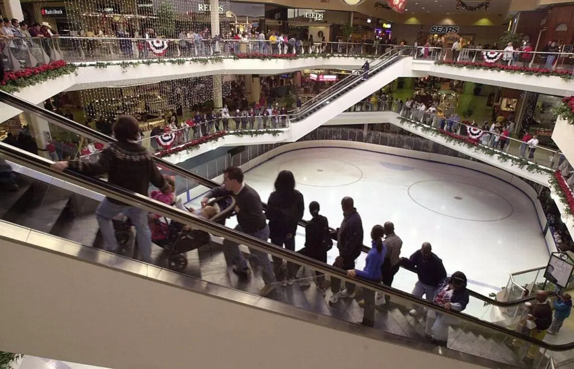 An image of a busy day of shopping at Eastland.