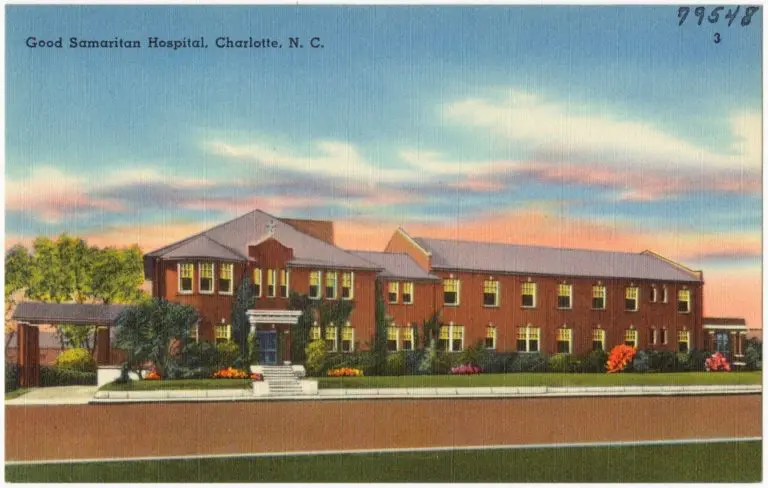 A postcard depicting Good Samaritan Hospital.