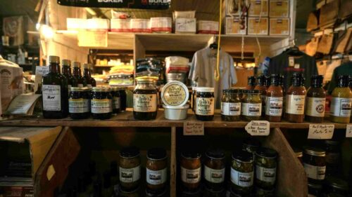 An image of local goods sold at the store.