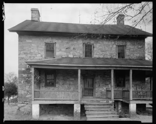 An image of the Hezekiah Alexander Rock House.