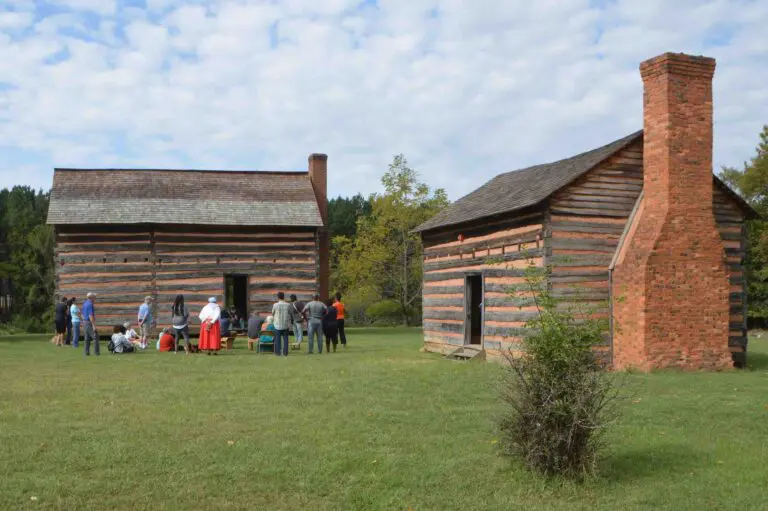 A photo of the James K. Polk Historic Site.