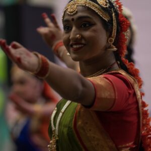 Photo of a dancer from Dances of India performing