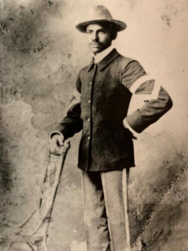 Photograph of Zechariah Alexander, Sr. in military uniform