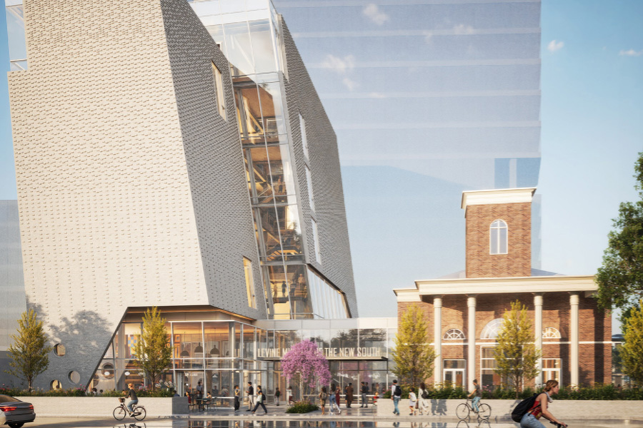new location rendering levine museum of the new south