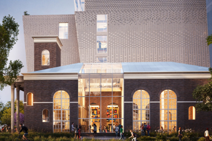 new location rendering levine museum of the new south