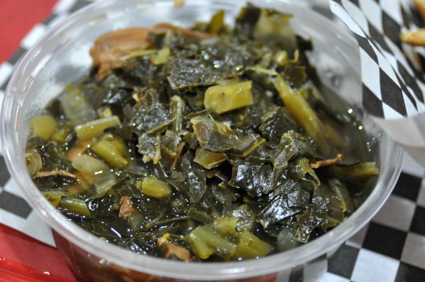 An image of cooked collard greens.