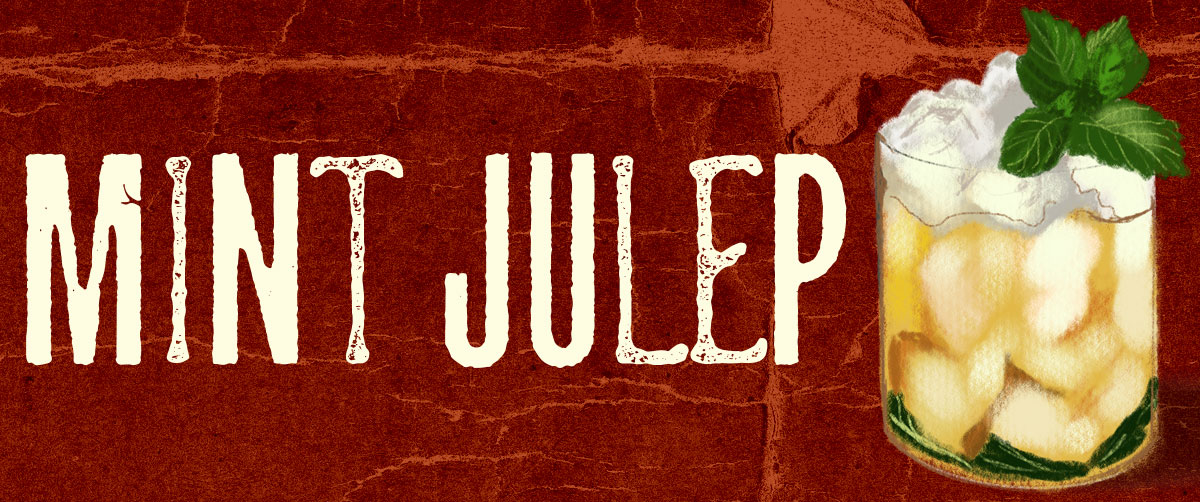 Header image showing a mint julep