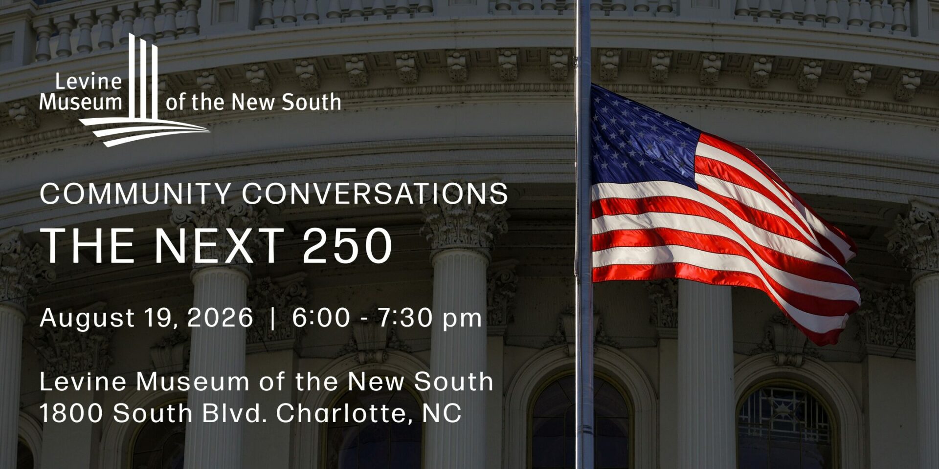 The Next 250 event image from Culture + museum calendars.